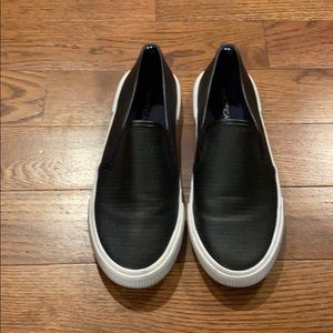 Nautica leather black sneakers